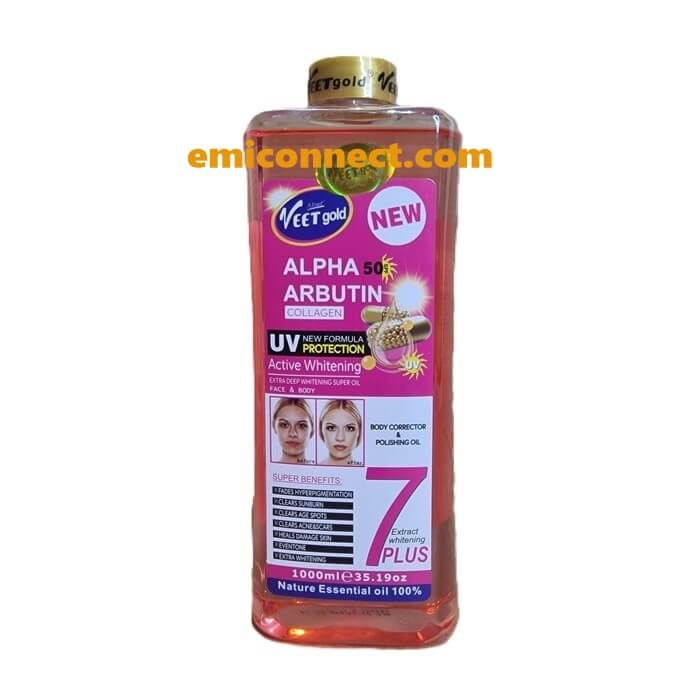 Sérum VEET GOLD 7D - Correcteur Anti-Acné, Blanchissant, SPF30 - 60ml, Neuf
