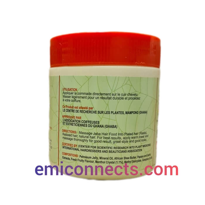 JEBA NATURAL HAIR FOOD JAR 380G