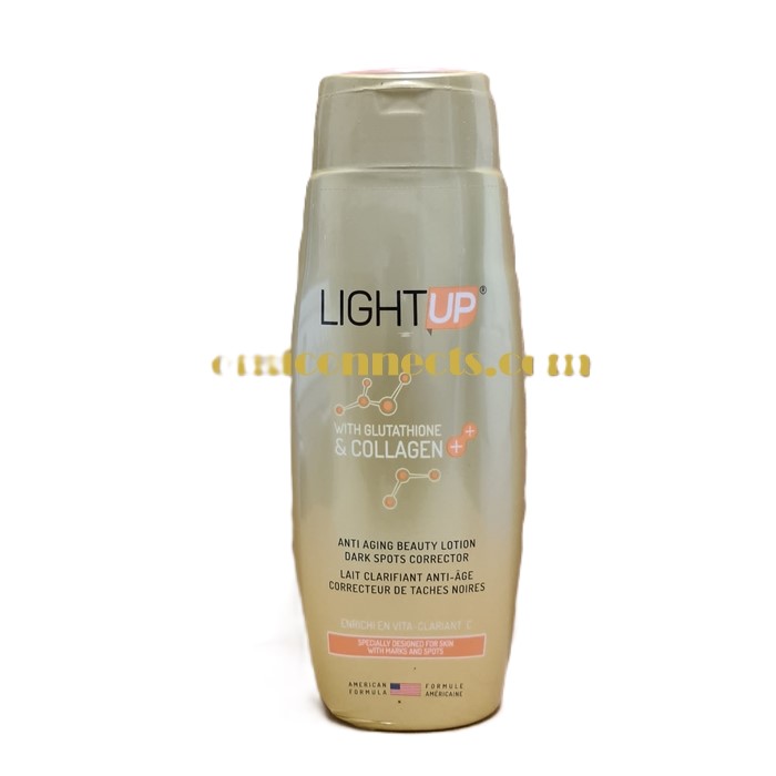 LIGHT UP GLUTATHIONE & COLLAGEN ANTI AGING BEAUTY LOTION 400ML