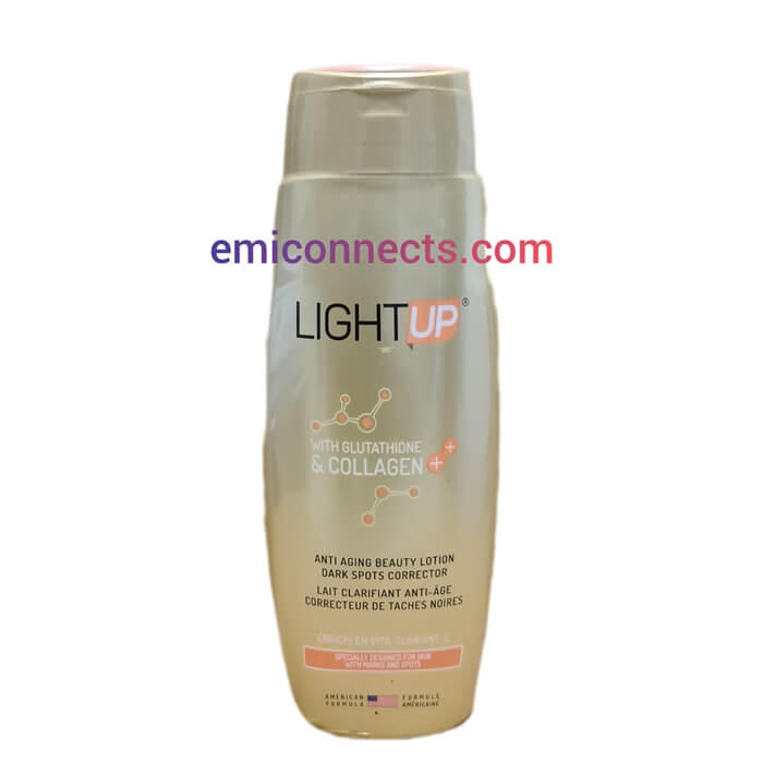 LIGHT UP GLUTATHIONE & COLLAGEN ANTI AGING BEAUTY LOTION 400ML