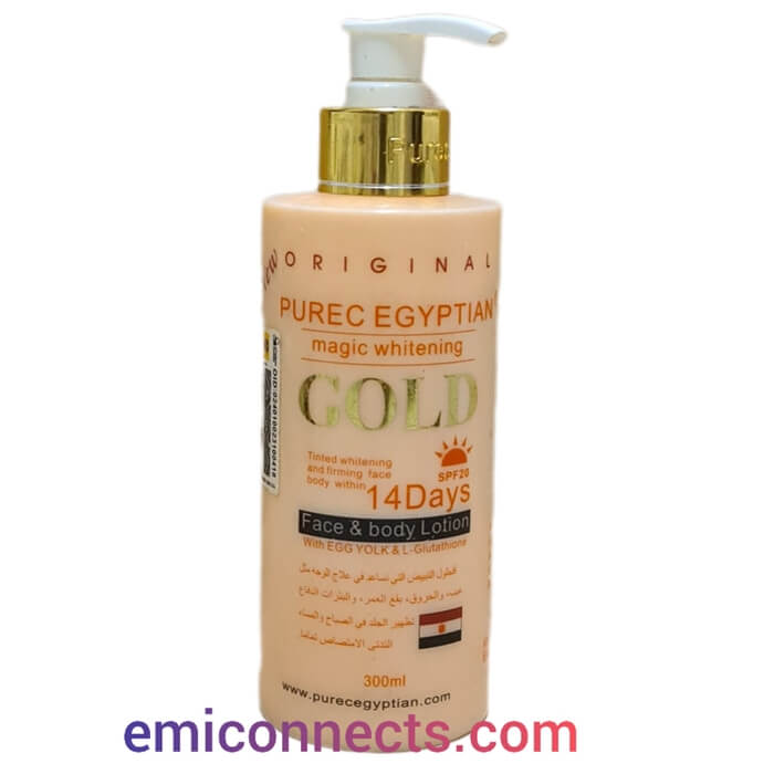 Purec egyptian gold creme de visage éclaircissant – Line Beauty Shop